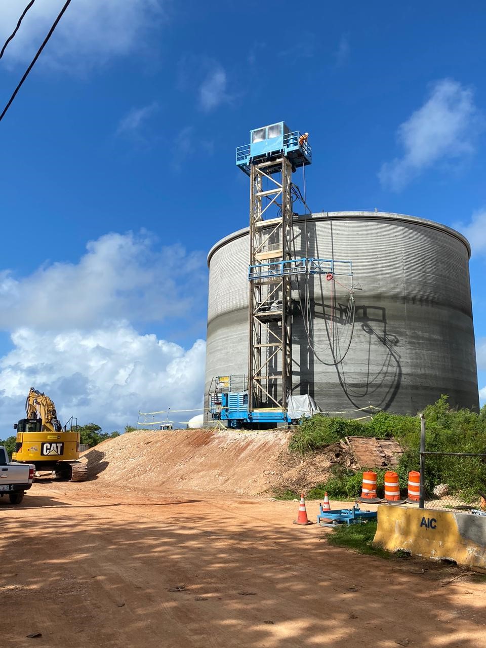 Construct Three Central Guam One Million Gallon Water Reservoirs